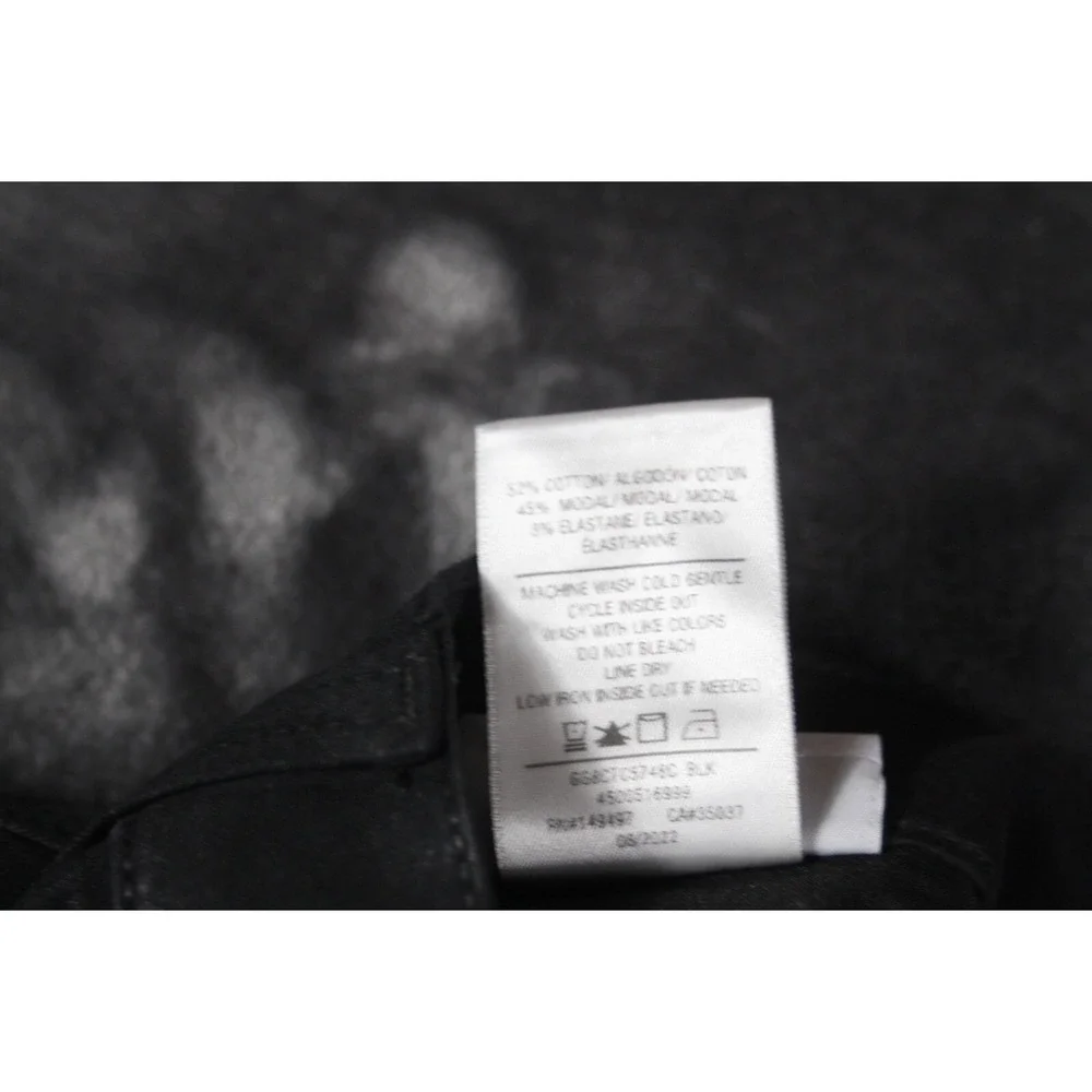 Joe's Jeans Womens Size 24 Black The Charlie Coated High Rise Ankle Skinny NWT
